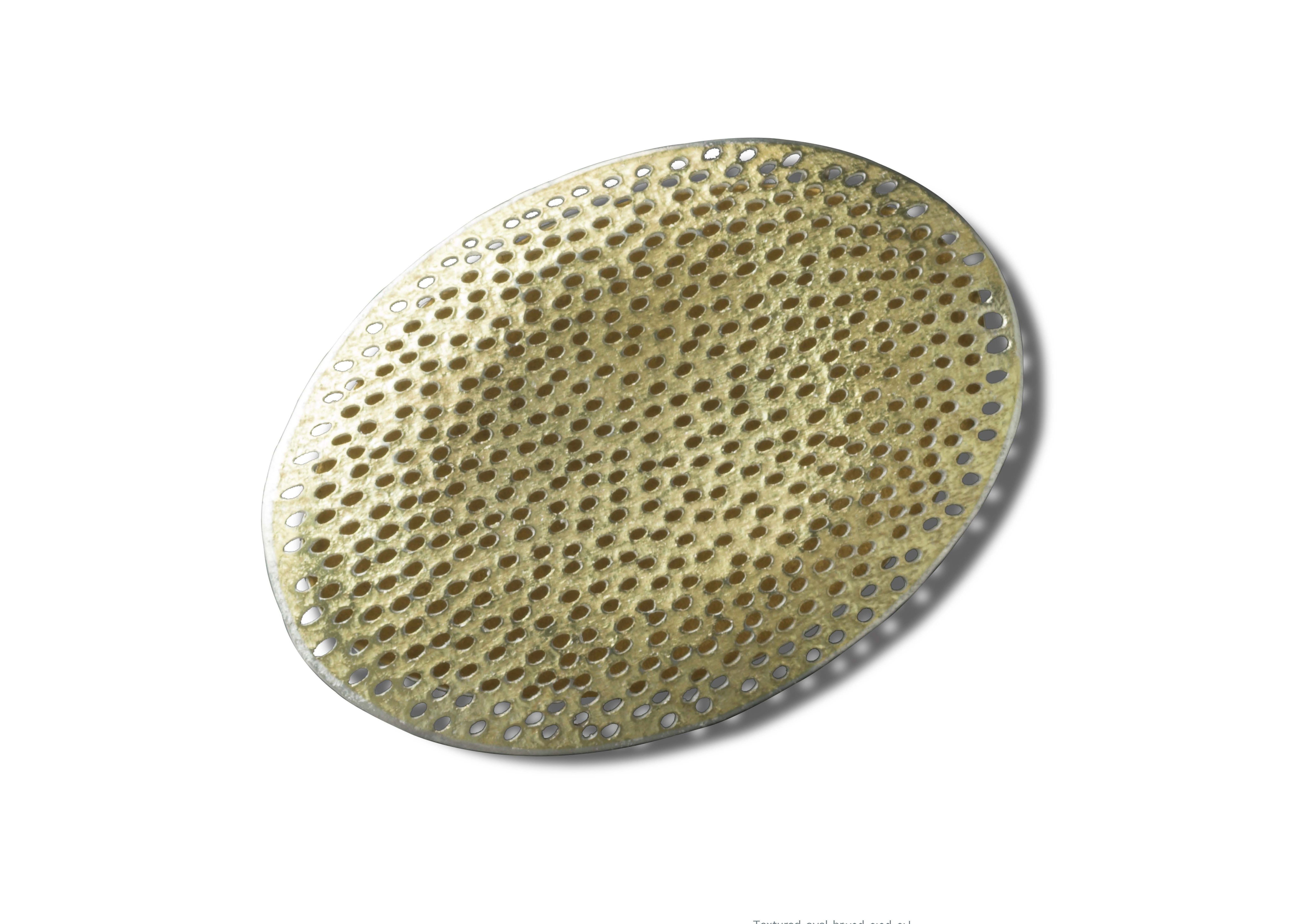 Textured-oval-broochpendant-with-holes